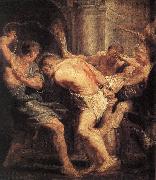 RUBENS, Pieter Pauwel The Flagellation of Christ France oil painting artist